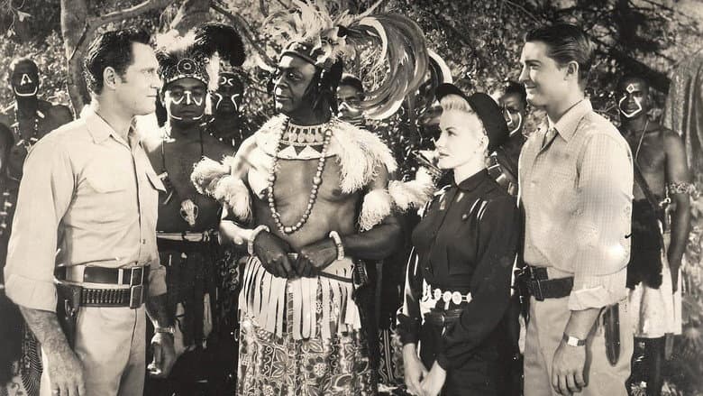 Backdrop from Jungle Drums of Africa