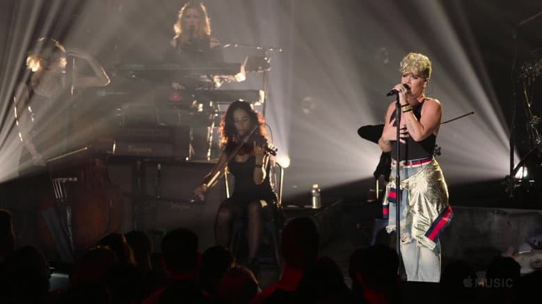 Backdrop from Beautiful Trauma Live: P!nk