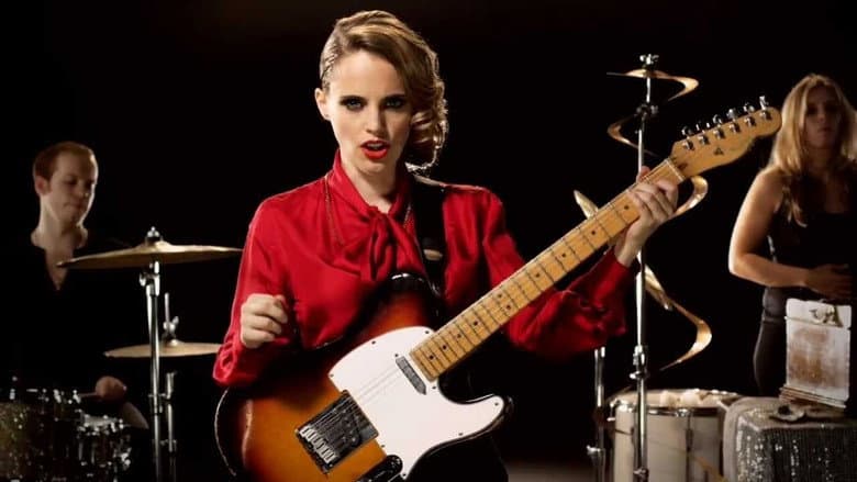 Backdrop from Anna Calvi - Salle Pleyel - Paris