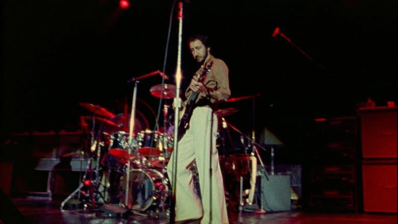 Backdrop from The Who - At Kilburn 1977