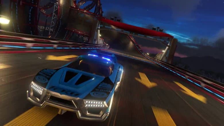 Backdrop from Hot Wheels AcceleRacers: Breaking Point