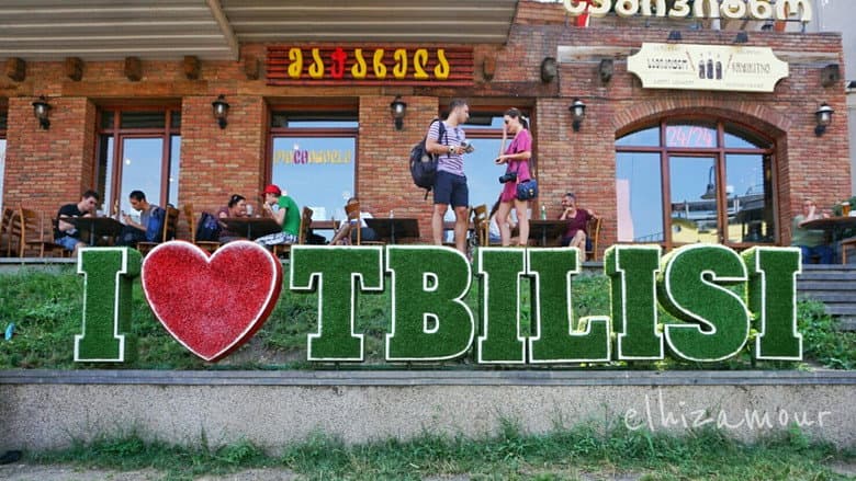 Backdrop from Tbilisi, I Love You