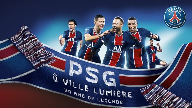 Backdrop from PSG City of Lights, 50 years of legend
