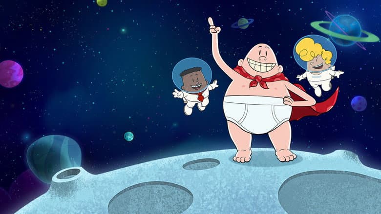 Backdrop from The Epic Tales of Captain Underpants in Space