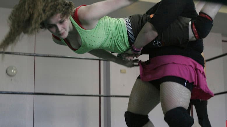 Backdrop from PWWA All Womens Wrestling