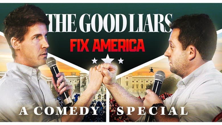 Backdrop from The Good Liars Fix America