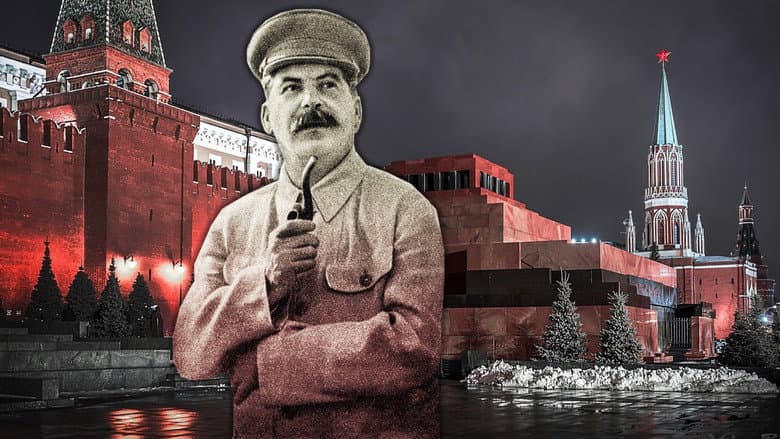 Backdrop from Stalin, the Red Tyrant