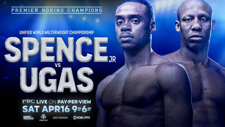 Backdrop from Errol Spence Jr. vs. Yordenis Ugas