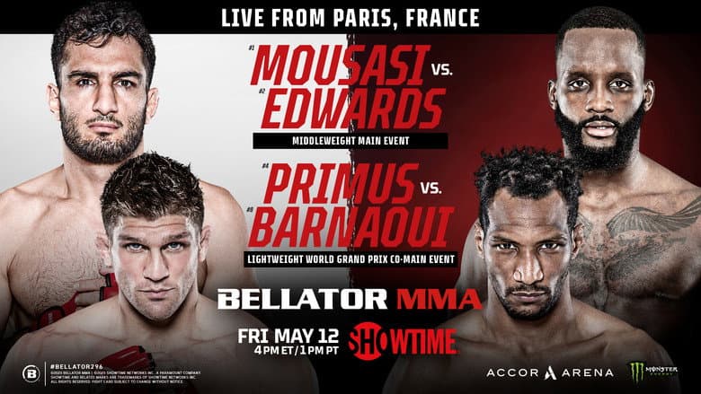 Backdrop from Bellator 296: Mousasi vs. Edwards