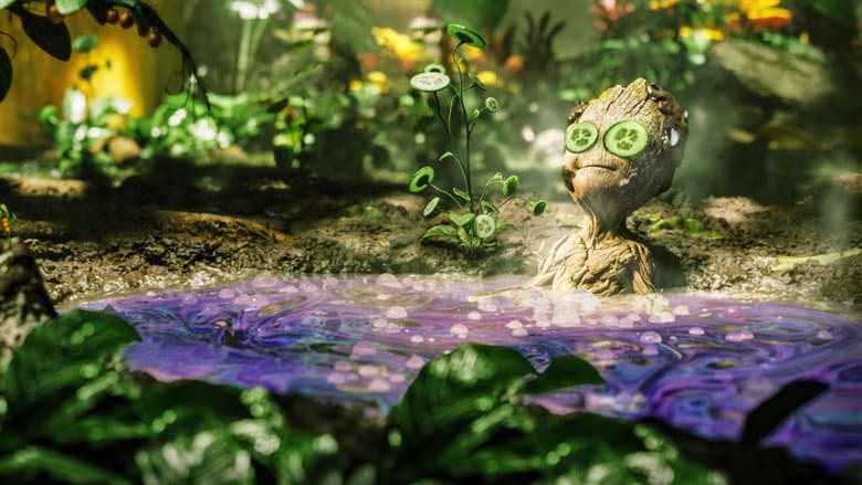 Backdrop from Groot Takes a Bath