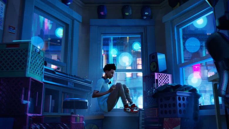 Backdrop from The Spider Within: A Spider-Verse Story