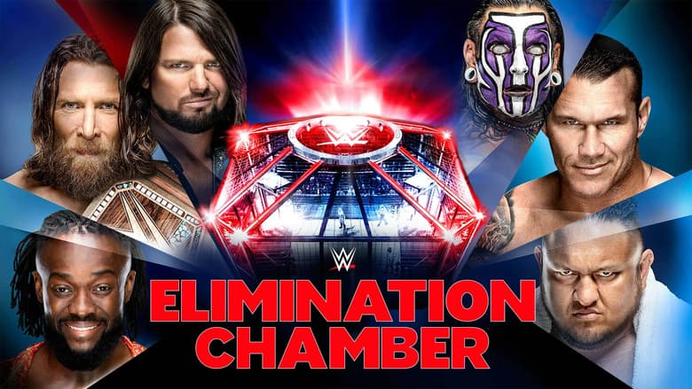 Backdrop from WWE Elimination Chamber 2019