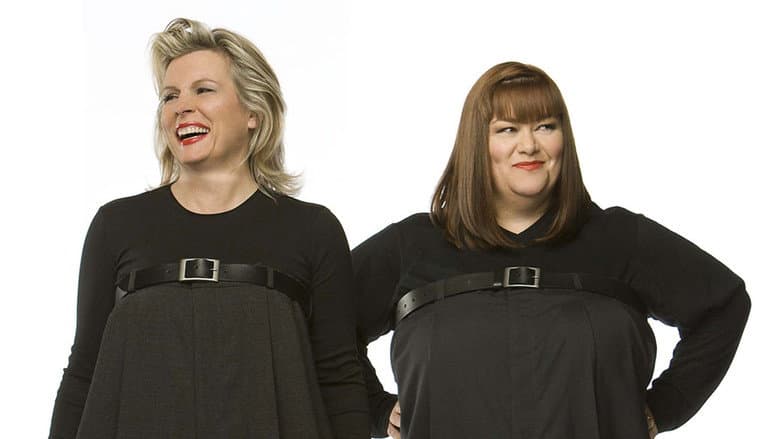 Backdrop from French & Saunders