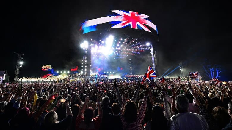 Backdrop from The Coronation Concert