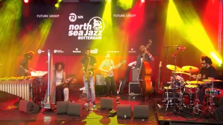 Backdrop from Makaya McCraven @ North Sea Jazz Festival 2019