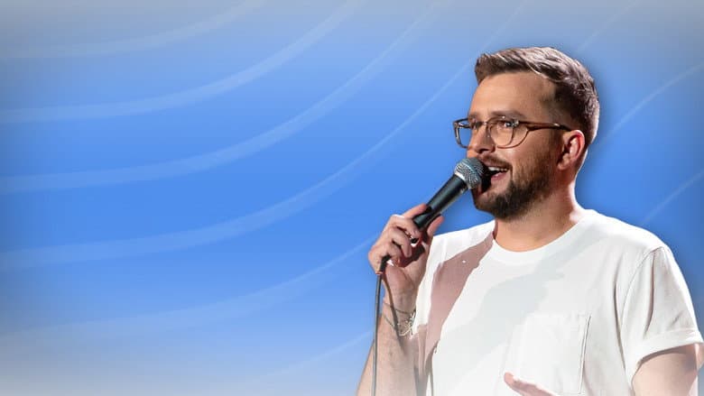 Backdrop from Iain Stirling Failing Upwards