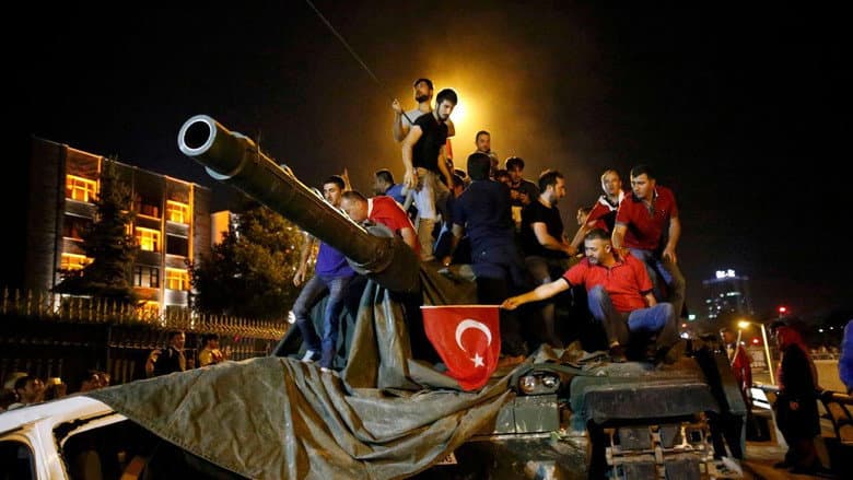 Backdrop from Kampf auf der Bosporus-Brücke - Die Türkei und der gescheiterte Putschversuch