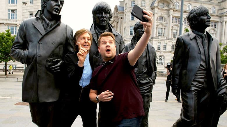 Backdrop from Carpool Karaoke: When Corden Met McCartney Live From Liverpool