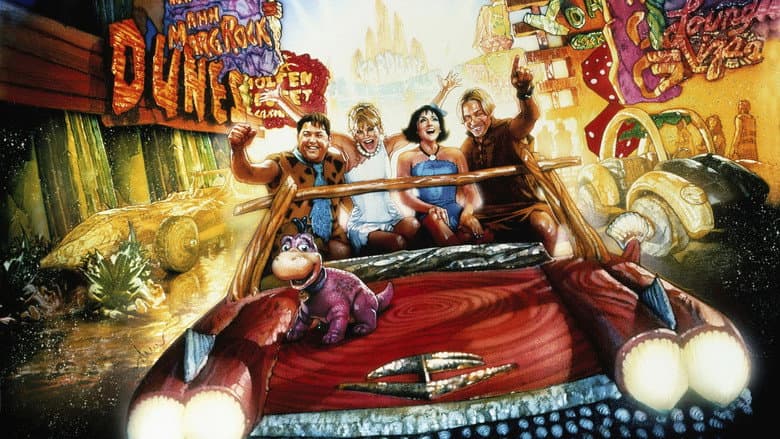 Backdrop from The Flintstones in Viva Rock Vegas