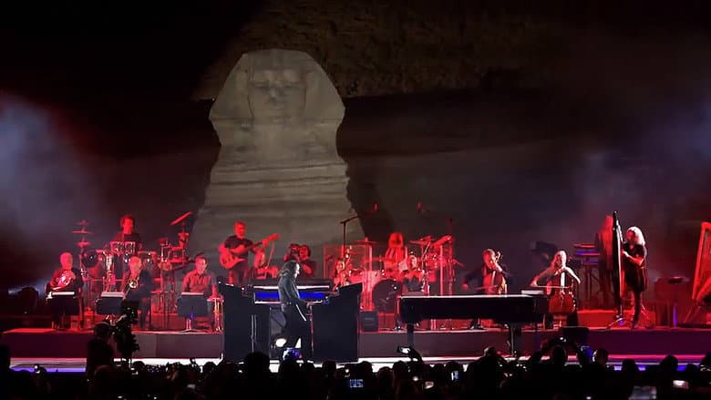 Backdrop from The Dream Concert - Live from the Great Pyramids of Egypt