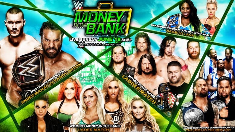 Backdrop from WWE Money in the Bank 2017