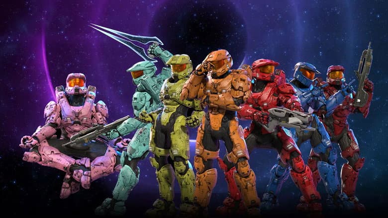 Backdrop from Red vs. Blue