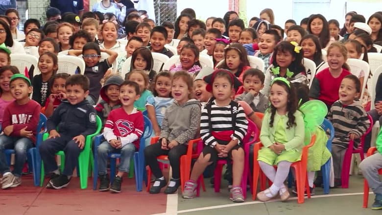 Backdrop from La Charada Teatro - Puppeteers in Guatemala