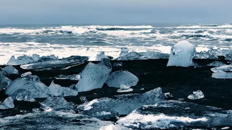 Backdrop from Iceland in Winter