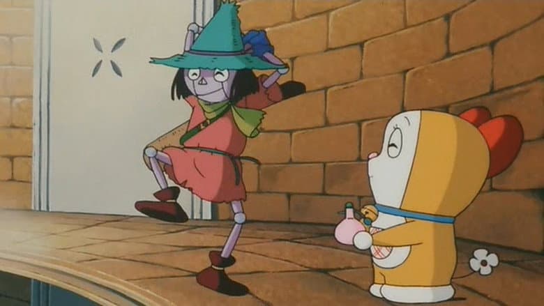 Backdrop from Dorami-chan: A Blue Straw Hat