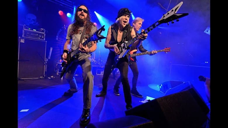 Backdrop from Michael Schenker's Temple of Rock - On a Mission: Live in Madrid