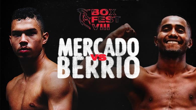 Backdrop from Ernesto Mercado vs. Deiner Berrio