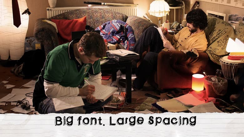 Backdrop from Big Font. Large Spacing
