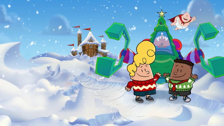 Backdrop from Captain Underpants Mega Blissmas