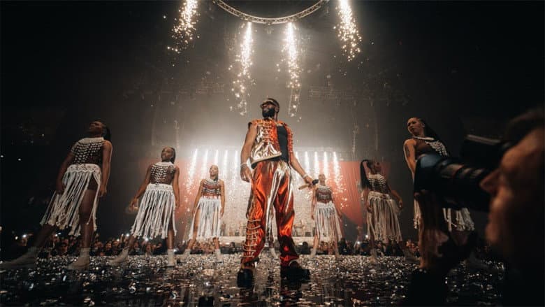 Backdrop from Tayc à Bercy