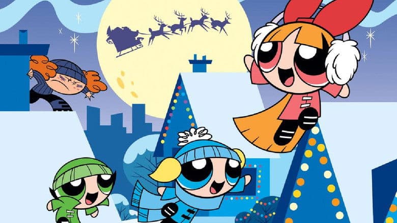 Backdrop from The Powerpuff Girls: 'Twas the Fight Before Christmas