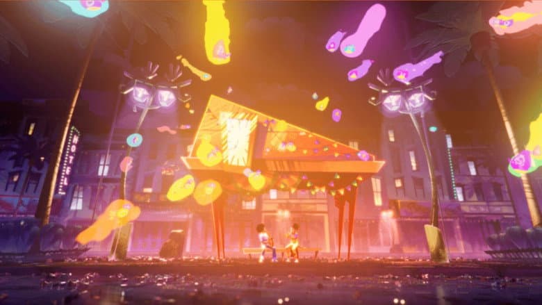 Backdrop from Sound of light