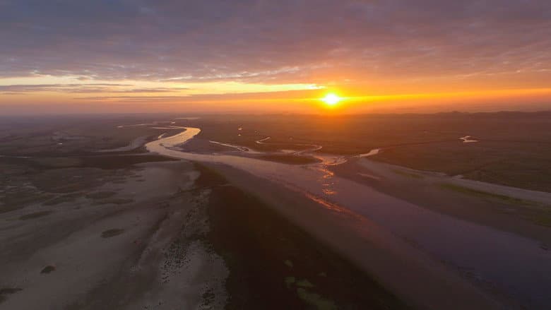 Backdrop from The Wadden Sea