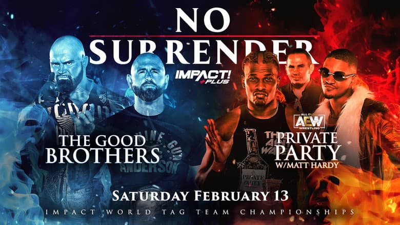 Backdrop from IMPACT Wrestling: No Surrender 2021