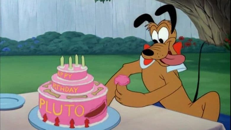 Backdrop from Pluto's Party