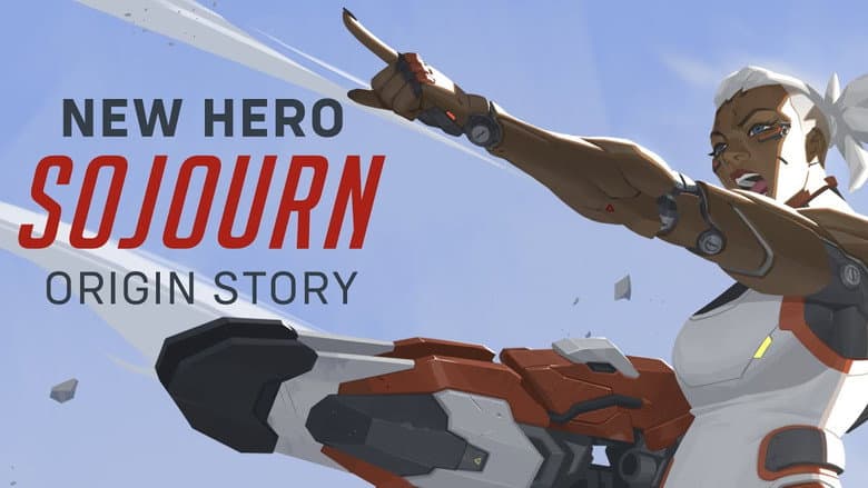 Backdrop from Overwatch: Sojourn Origin Story