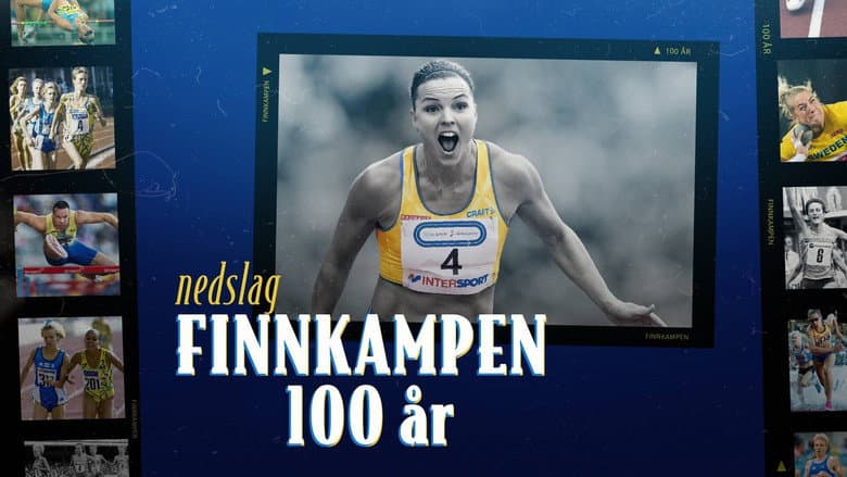 Backdrop from Finnkampen 100 år