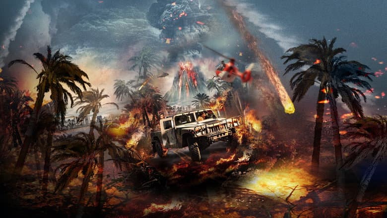 Backdrop from Super Volcano