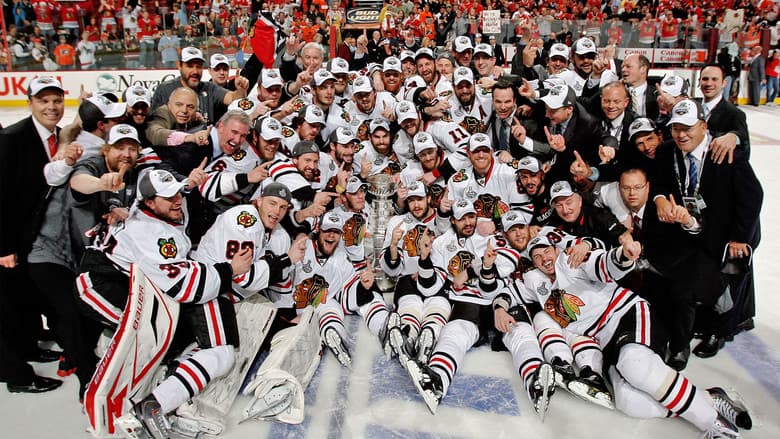 Backdrop from Chicago Blackhawks 2010 Stanley Cup Champions