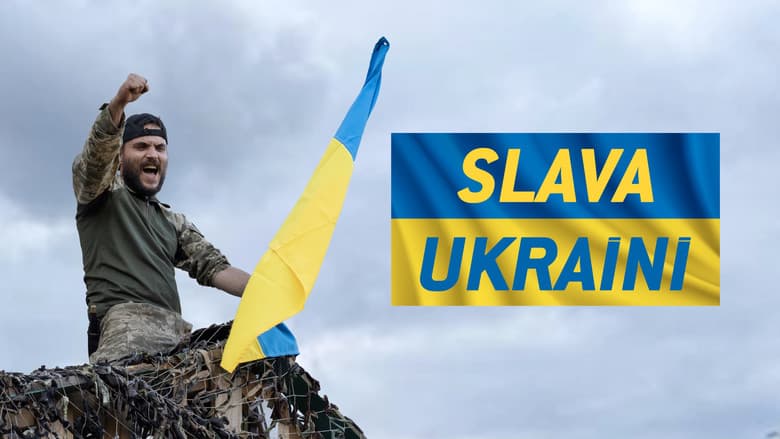 Backdrop from Slava Ukraini
