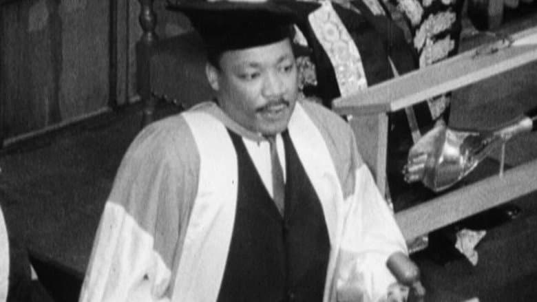 Backdrop from Martin Luther King at Newcastle University