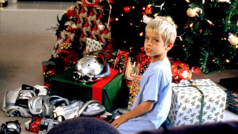 Backdrop from I Saw Mommy Kissing Santa Claus