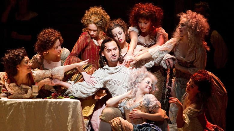 Backdrop from The Metropolitan Opera: Don Giovanni