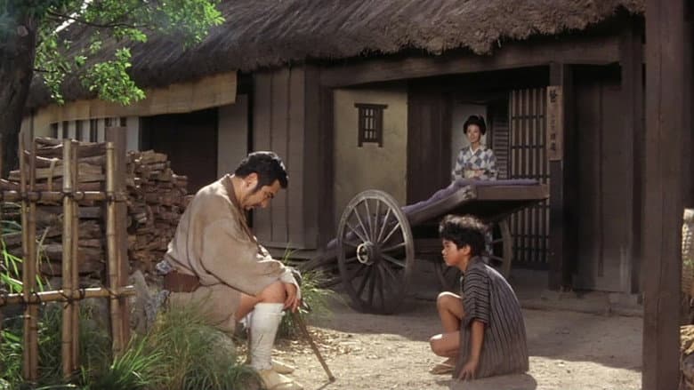 Backdrop from Zatoichi and the Fugitives