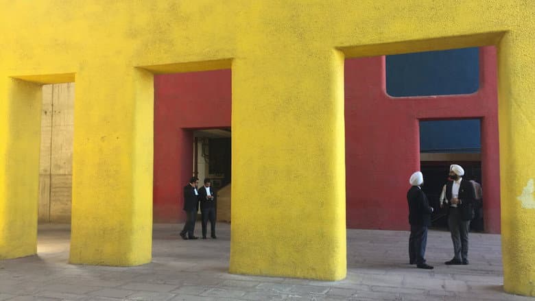 Backdrop from The Power of Utopia: Living with Le Corbusier in Chandigarh