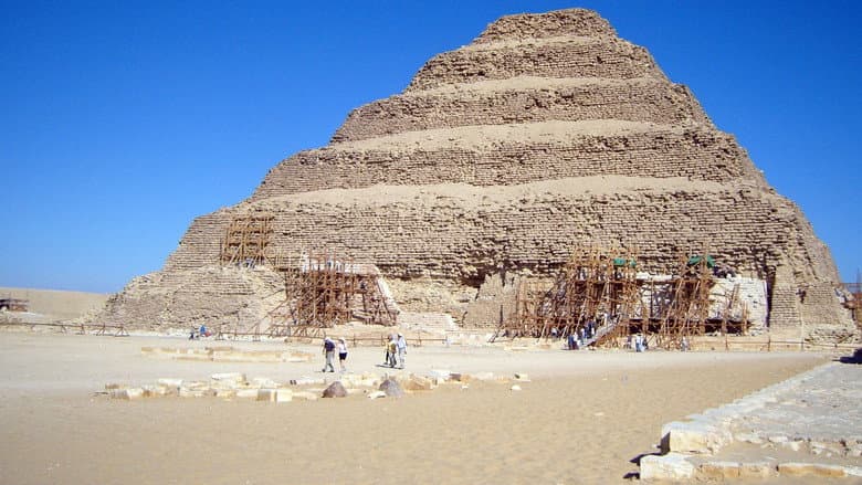 Backdrop from Saving Egypt's Oldest Pyramid